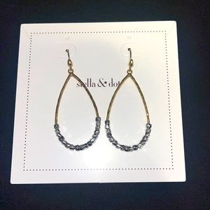 Stella & Dot earrings. NEVERWORN brand new
